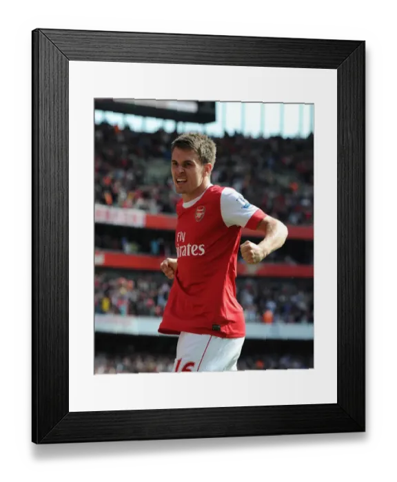 Framed Print : Ramsey's Thriller: Arsenal's Winning Goal vs Manchester United, 1-0, Barclays Premier League, Emirates Stadium (2011) Framed Print : Ramsey's Thriller: Arsenal's Winning Goal vs Manchester United, 1-0, Barclays Premier League, Emirates Stadium (2011)