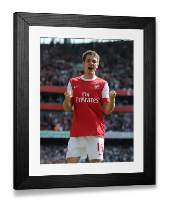 Framed Print : Ramsey's Thriller: Arsenal's Victory Over Manchester United, 1-0
