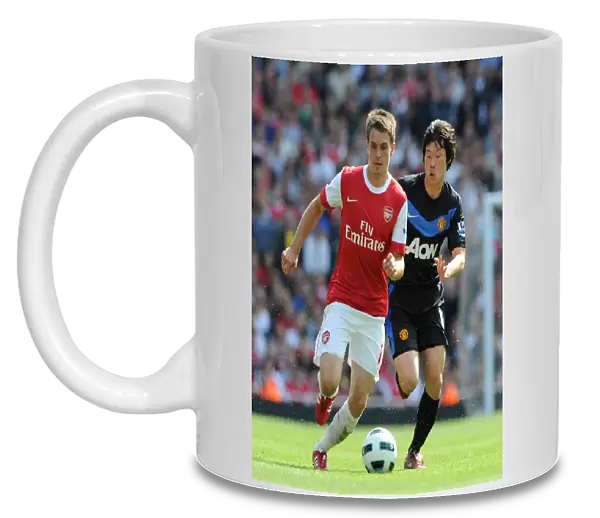 Aaron Ramsey (Arsenal) Ji-Sung Park (Man Utd). Arsenal 1: 0 Manchester United