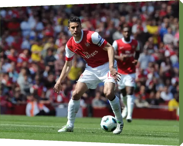 Robin van Persie (Arsenal). Arsenal 1: 0 Manchester United. Barclays Premier League