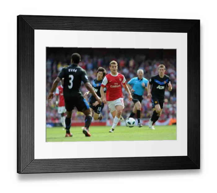 Framed Print : Jack Wilshere's Stunner: Arsenal's 1-0 Win Over Manchester United (2011)