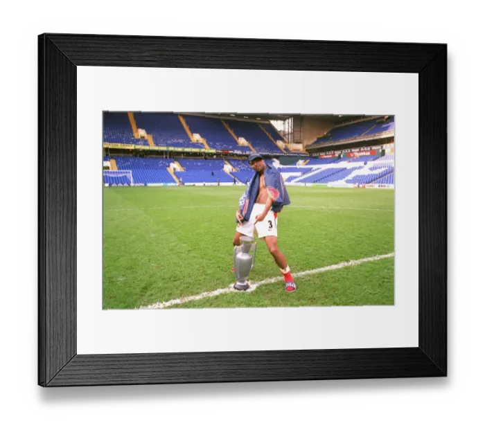 Framed Print : Arsenal's Glory: Cole's Triumph over Tottenham in the FA Premiership 2003-04