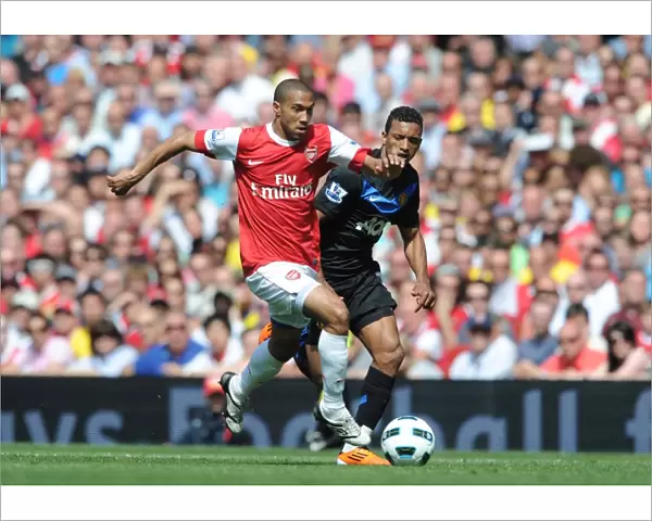 Gael Clichy (Arsenal) Nani (Man United). Arsenal 1: 0 Manchester United