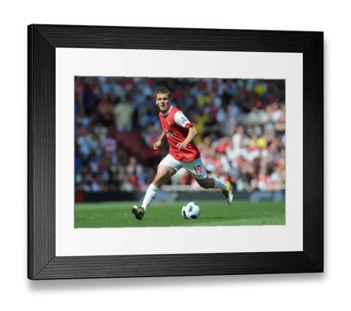 Framed Print : Arsenal's Jack Wilshere Scores the Winner Against Manchester United in the Barclays Premier League