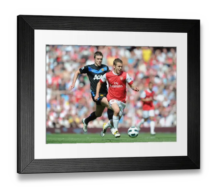 Framed Print : Arsenal's Victory: Jack Wilshere Outshines Michael Carrick (1:0) Framed Print : Arsenal's Victory: Jack Wilshere Outshines Michael Carrick (1:0)