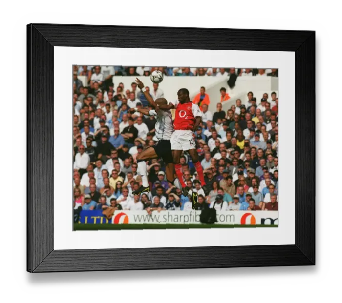 Framed Print : Lauren (arsenal) Freddie Kanoute (Tottenham). Tottenham Hotsour v Arsenal Framed Print : Lauren (arsenal) Freddie Kanoute (Tottenham). Tottenham Hotsour v Arsenal