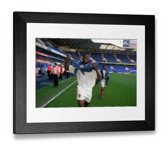 Framed Print : Kolo Toure (Arsenal) celebrates winning the league. Tottenham Hotspur v Arsenal Framed Print : Kolo Toure (Arsenal) celebrates winning the league. Tottenham Hotspur v Arsenal