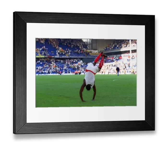 Framed Print : Arsenal's Glory: Victory Celebration at White Hart Lane, FA Premiership 2003-04