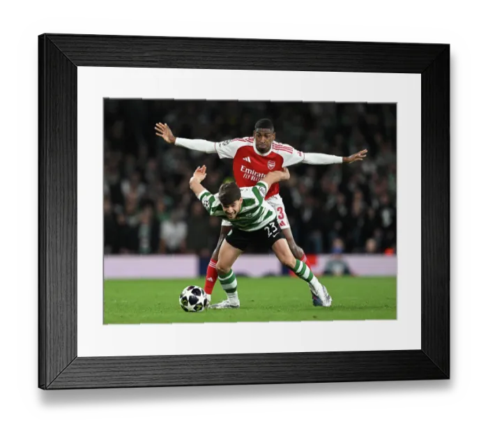 Framed Print : Arsenal FC v Sporting Clube de Portugal - UEFA Champions League 2025 / 26 Quarter-Final Second Leg Framed Print : Arsenal FC v Sporting Clube de Portugal - UEFA Champions League 2025 / 26 Quarter-Final Second Leg