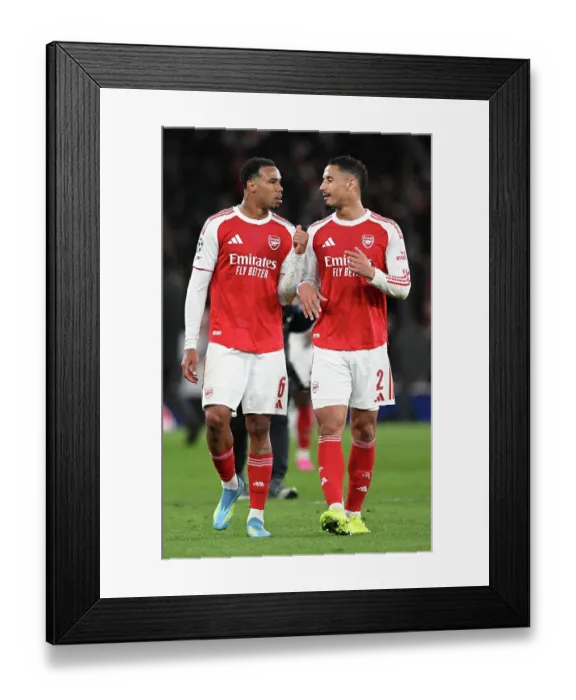 Framed Print : Arsenal FC v Sporting Clube de Portugal - UEFA Champions League 2025 / 26 Quarter-Final Second Leg Framed Print : Arsenal FC v Sporting Clube de Portugal - UEFA Champions League 2025 / 26 Quarter-Final Second Leg