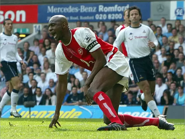 Patrick Vieira Scores Arsenal's Historic Goal Against Tottenham Hotspur, FA Premiership, 2004