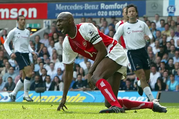 Patrick Vieira Scores Arsenal's Historic Goal Against Tottenham Hotspur, FA Premiership, 2004