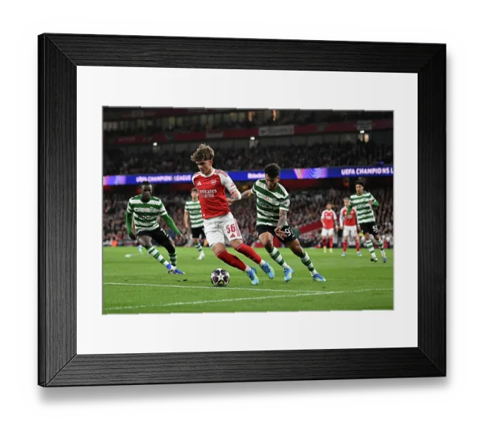 Framed Print : Arsenal FC v Sporting Clube de Portugal - UEFA Champions League 2025 / 26 Quarter-Final Second Leg Framed Print : Arsenal FC v Sporting Clube de Portugal - UEFA Champions League 2025 / 26 Quarter-Final Second Leg