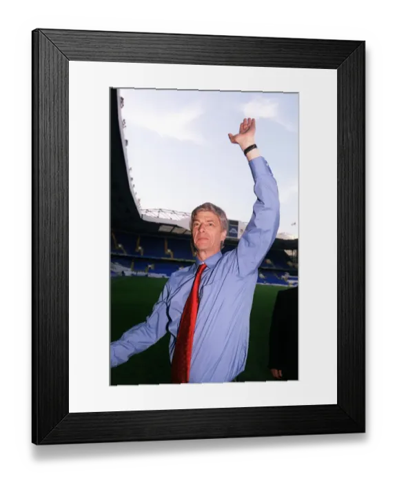 Framed Print : Arsene Wenger's Triumph: Arsenal's FA Premiership Victory at White Hart Lane, 2004