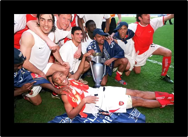 Arsenal's Triumphant Victory Celebration at White Hart Lane, FA Premiership 2003-04