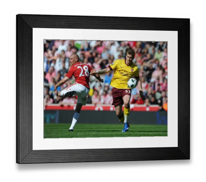 Framed Print : Nicklas Bendtner (Arsenal) Andy Wilkinson (Stoke). Stoke City 3: 1 Arsenal Framed Print : Nicklas Bendtner (Arsenal) Andy Wilkinson (Stoke). Stoke City 3: 1 Arsenal