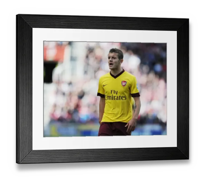 Framed Print : Jack Wilshere (Arsenal). Stoke City 3: 1 Arsenal, Barclays Premier League Framed Print : Jack Wilshere (Arsenal). Stoke City 3: 1 Arsenal, Barclays Premier League