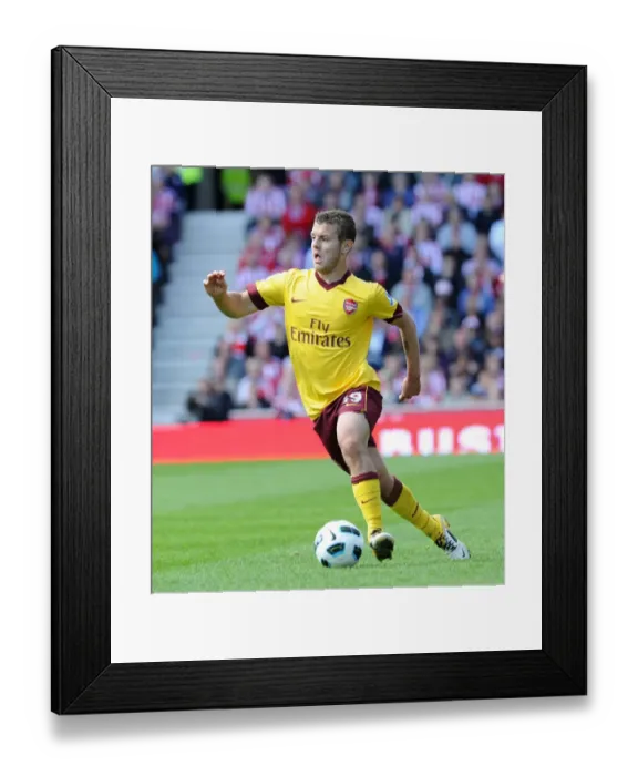 Framed Print : Jack Wilshere's Struggle: Arsenal's Defeat at Stoke City (2011)
