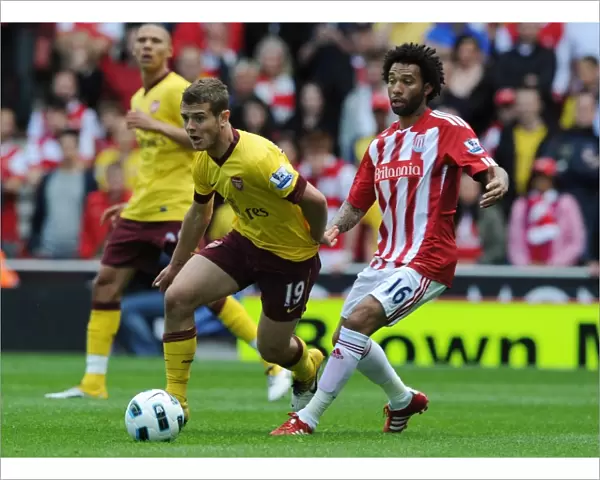 Jack Wilshere vs Jermaine Pennant: Stoke City's Triumph Over Arsenal in the Premier League (8 / 5 / 2011)