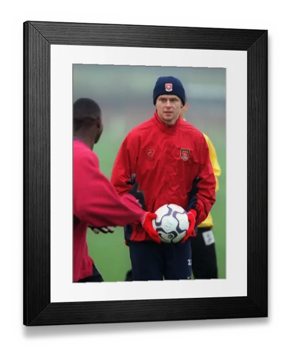 Framed Print : Tomas Danilevicius. Arsenal Reserve Team Training