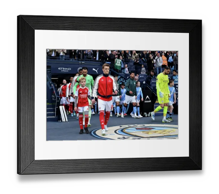 Framed Print : Manchester City v Arsenal - Premier League