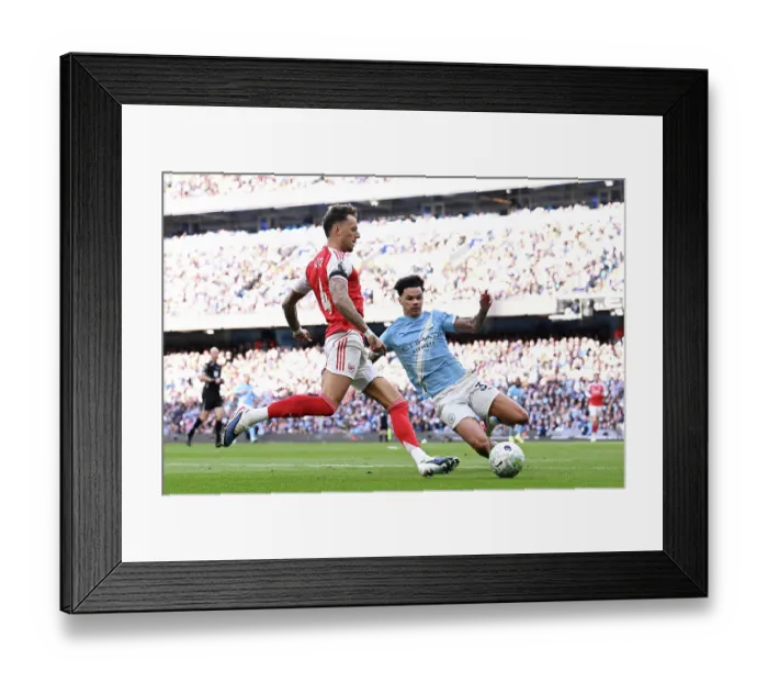 Framed Print : Manchester City v Arsenal - Premier League