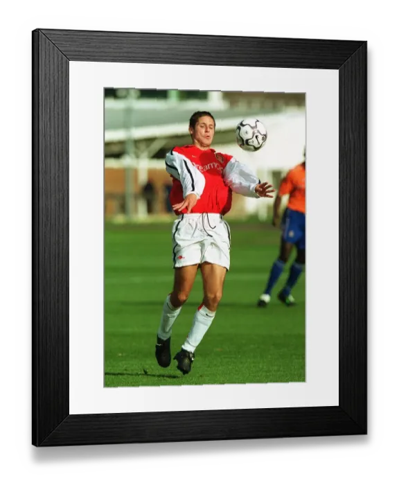 Framed Print : Arsenal Reserves vs Luton Town Reserves: Graham Barrett in Action at Arsenal Training Ground, Shenley, Hertfordshire (October 24, 2001) Framed Print : Arsenal Reserves vs Luton Town Reserves: Graham Barrett in Action at Arsenal Training Ground, Shenley, Hertfordshire (October 24, 2001)