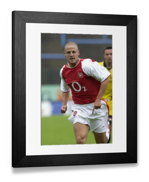 Framed Print : Graham Barrett in Action: Arsenal vs. Beveren, 2002 (1:1)