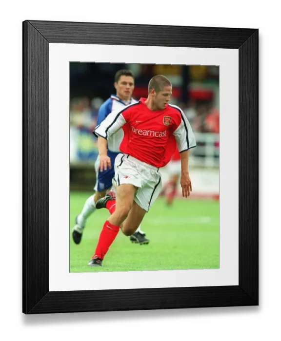 Framed Print : Graham Barrett Scores Duo for Arsenal in Pre-Season Win over Rushden & Diamonds (21 / 7 / 2001) Framed Print : Graham Barrett Scores Duo for Arsenal in Pre-Season Win over Rushden & Diamonds (21 / 7 / 2001)