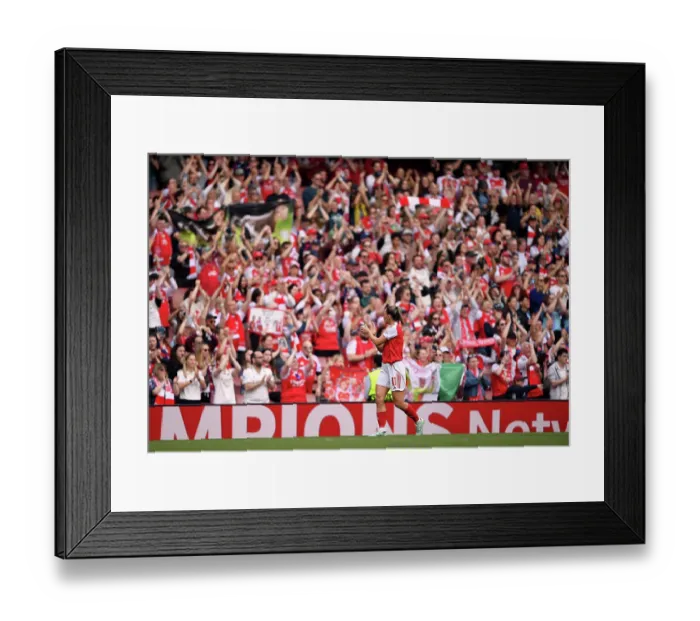 Framed Print : Arsenal FC v OL Lyonnes - UEFA Women's Champions League 2025 / 26 Semi-Final First Leg Arsenal FC v OL Lyonnes - UEFA Women's Champions League 2025 / 26 Semi-Final First Leg Framed Print : Arsenal FC v OL Lyonnes - UEFA Women's Champions League 2025 / 26 Semi-Final First Leg Arsenal FC v OL Lyonnes - UEFA Women's Champions League 2025 / 26 Semi-Final First Leg
