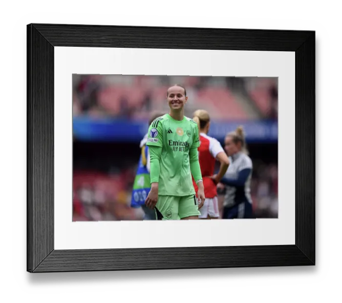 Framed Print : Arsenal FC v OL Lyonnes - UEFA Women's Champions League 2025 / 26 Semi-Final First Leg Arsenal FC v OL Lyonnes - UEFA Women's Champions League 2025 / 26 Semi-Final First Leg Framed Print : Arsenal FC v OL Lyonnes - UEFA Women's Champions League 2025 / 26 Semi-Final First Leg Arsenal FC v OL Lyonnes - UEFA Women's Champions League 2025 / 26 Semi-Final First Leg