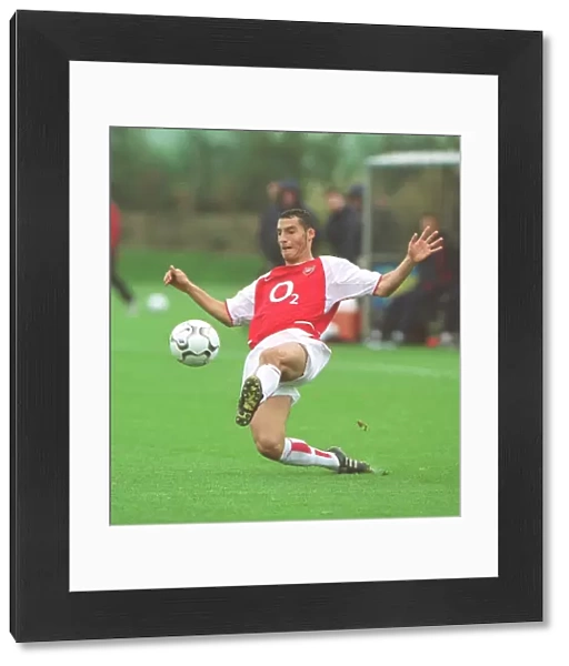 David Grondin (Arsenal). Arsenal reserves v QPR reserves, 15  /  10  /  2002
