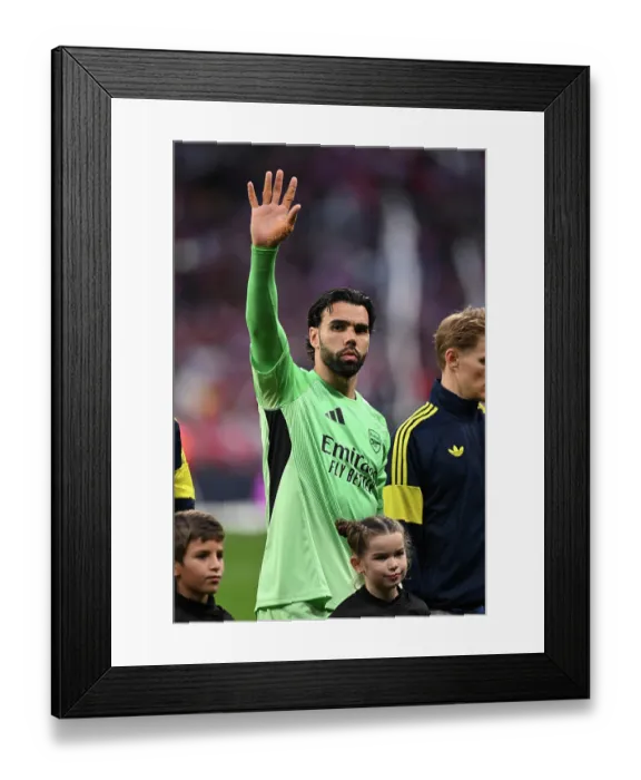 Framed Print : Atletico de Madrid v Arsenal FC - UEFA Champions League 2025 / 26 Semi Final First Leg