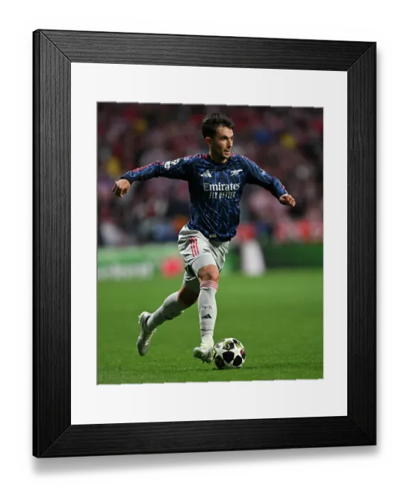 Framed Print : Atletico de Madrid v Arsenal FC - UEFA Champions League 2025 / 26 Semi Final First Leg