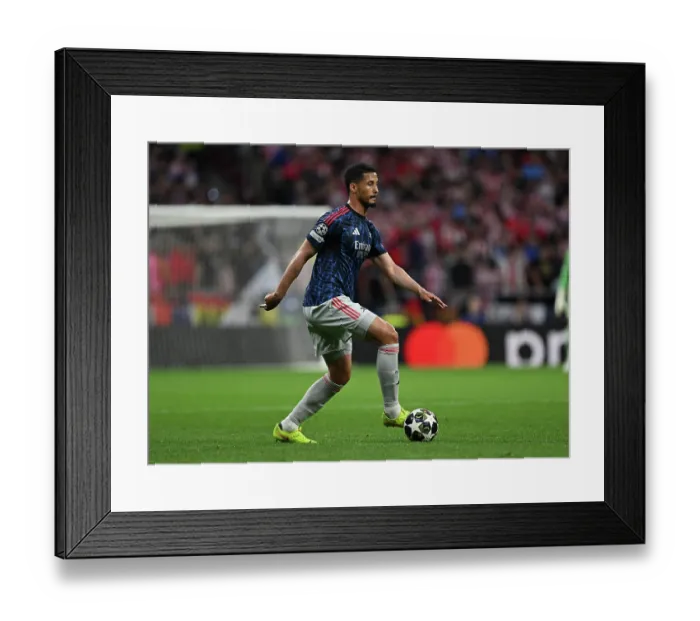 Framed Print : Atletico de Madrid v Arsenal FC - UEFA Champions League 2025 / 26 Semi Final First Leg