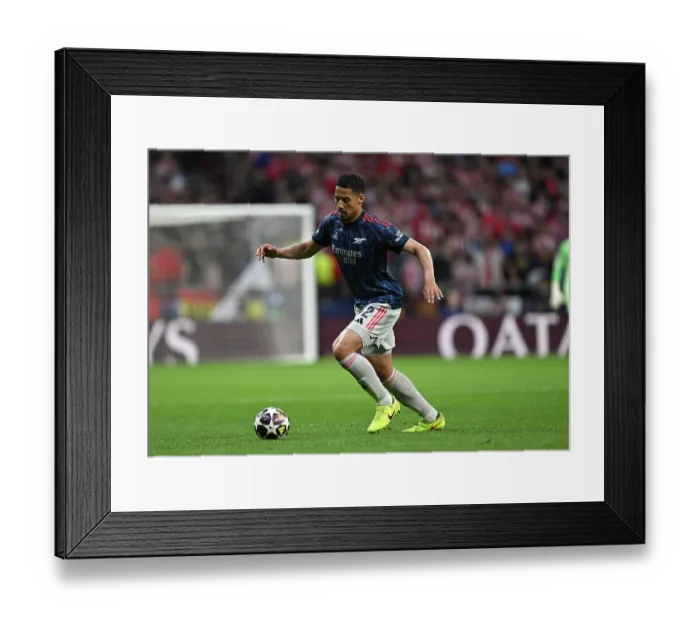 Framed Print : Atletico de Madrid v Arsenal FC - UEFA Champions League 2025 / 26 Semi Final First Leg