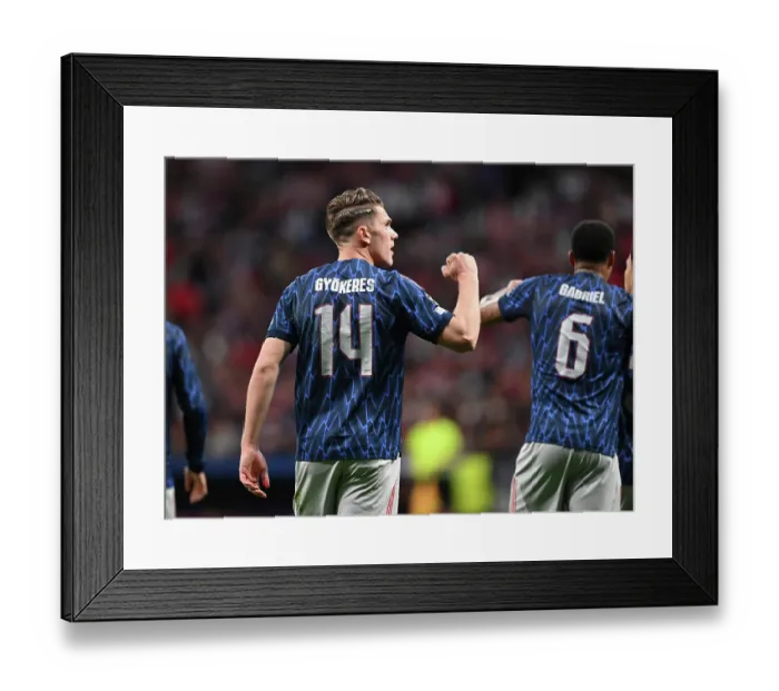 Framed Print : Atletico de Madrid v Arsenal FC - UEFA Champions League 2025 / 26 Semi Final First Leg Framed Print : Atletico de Madrid v Arsenal FC - UEFA Champions League 2025 / 26 Semi Final First Leg