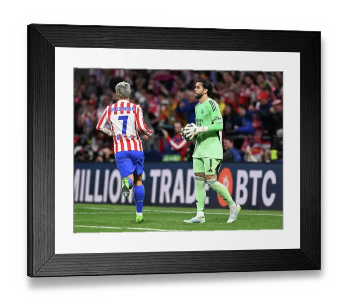 Framed Print : Atletico de Madrid v Arsenal FC - UEFA Champions League 2025 / 26 Semi Final First Leg Framed Print : Atletico de Madrid v Arsenal FC - UEFA Champions League 2025 / 26 Semi Final First Leg