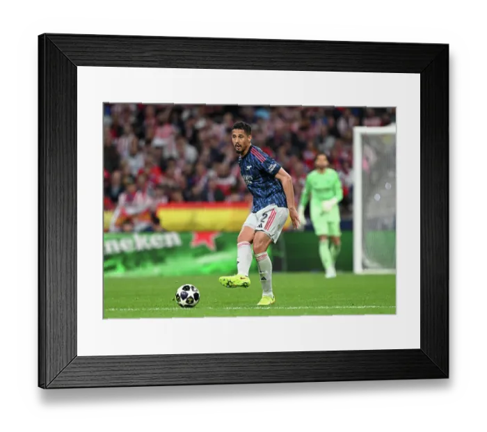 Framed Print : Atletico de Madrid v Arsenal FC - UEFA Champions League 2025 / 26 Semi Final First Leg