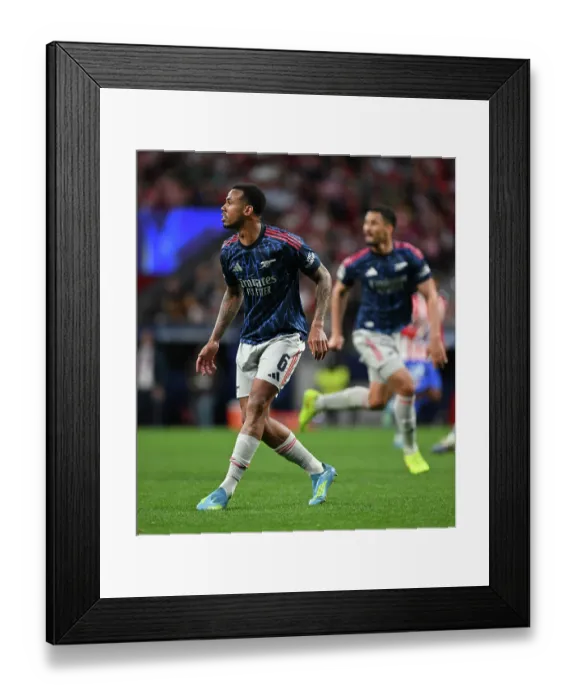Framed Print : Atletico de Madrid v Arsenal FC - UEFA Champions League 2025 / 26 Semi Final First Leg