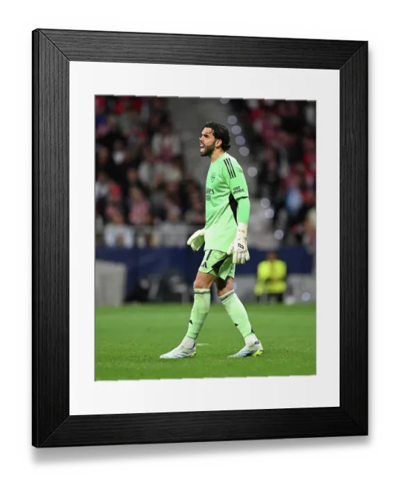Framed Print : Atletico de Madrid v Arsenal FC - UEFA Champions League 2025 / 26 Semi Final First Leg