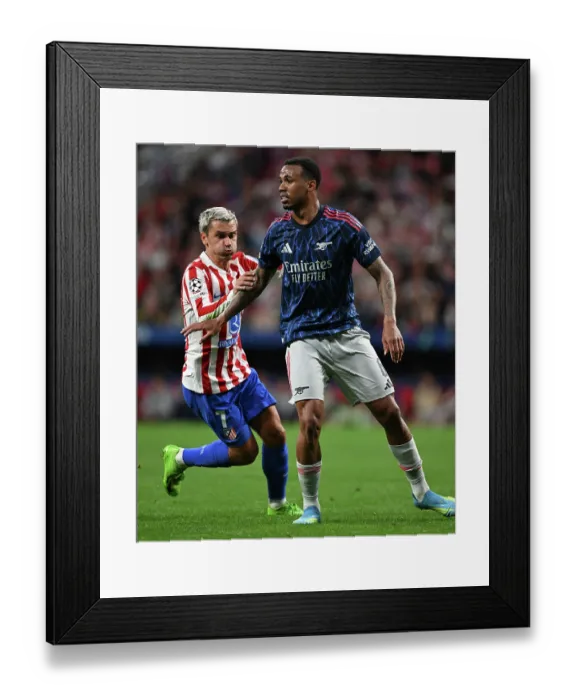 Framed Print : Atletico de Madrid v Arsenal FC - UEFA Champions League 2025 / 26 Semi Final First Leg Framed Print : Atletico de Madrid v Arsenal FC - UEFA Champions League 2025 / 26 Semi Final First Leg