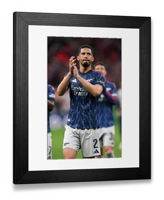 Framed Print : Atletico de Madrid v Arsenal FC - UEFA Champions League 2025 / 26 Semi Final First Leg