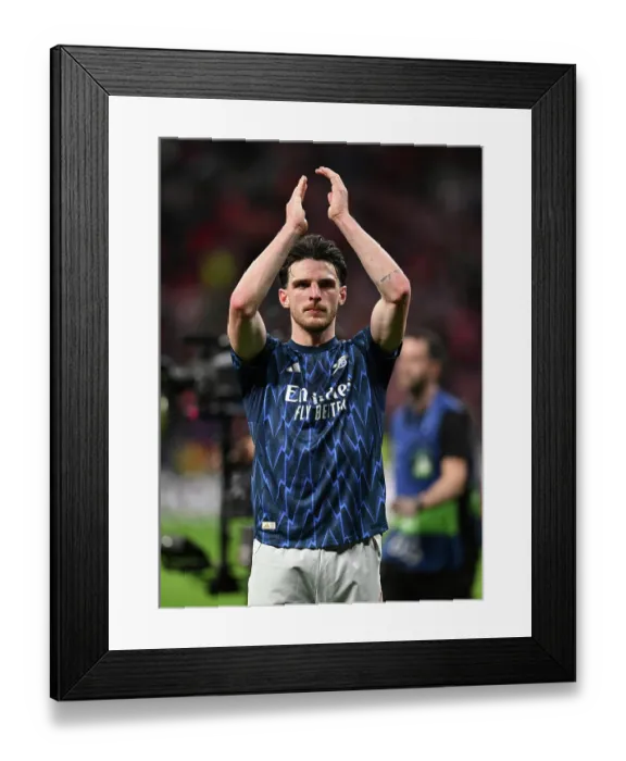 Framed Print : Atletico de Madrid v Arsenal FC - UEFA Champions League 2025 / 26 Semi Final First Leg