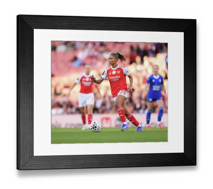 Framed Print : Arsenal v Leicester City - Barclays Women's Super League Arsenal v Leicester City - Barclays Women's Super League