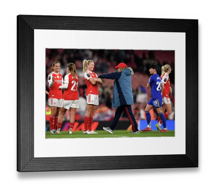 Framed Print : Arsenal v Leicester City - Barclays Women's Super League Arsenal v Leicester City - Barclays Women's Super League