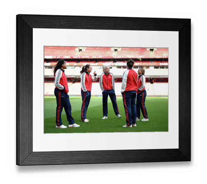 Framed Print : Arsenal v Leicester City - Barclays Women's Super League Arsenal v Leicester City - Barclays Women's Super League