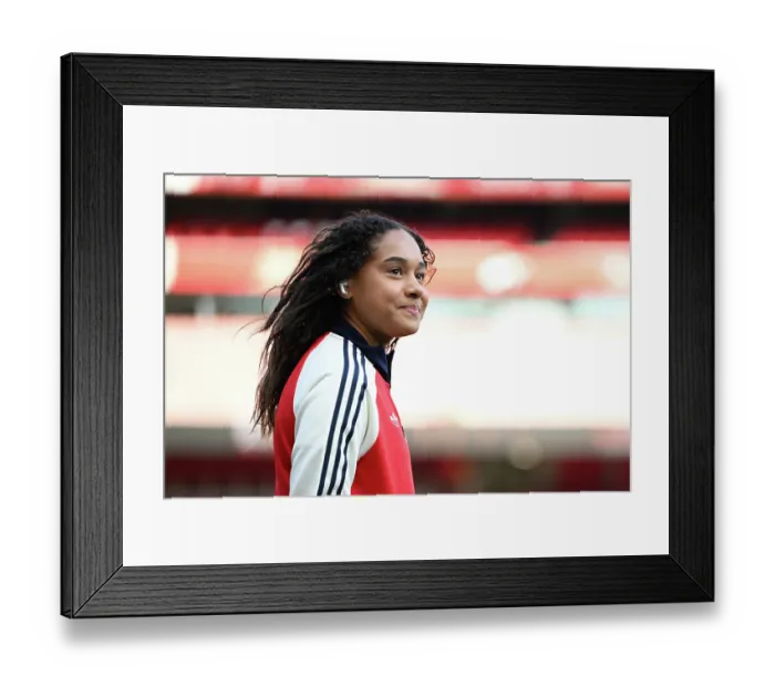 Framed Print : Arsenal v Leicester City - Barclays Women's Super League Arsenal v Leicester City - Barclays Women's Super League