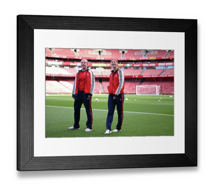 Framed Print : Arsenal v Leicester City - Barclays Women's Super League Arsenal v Leicester City - Barclays Women's Super League