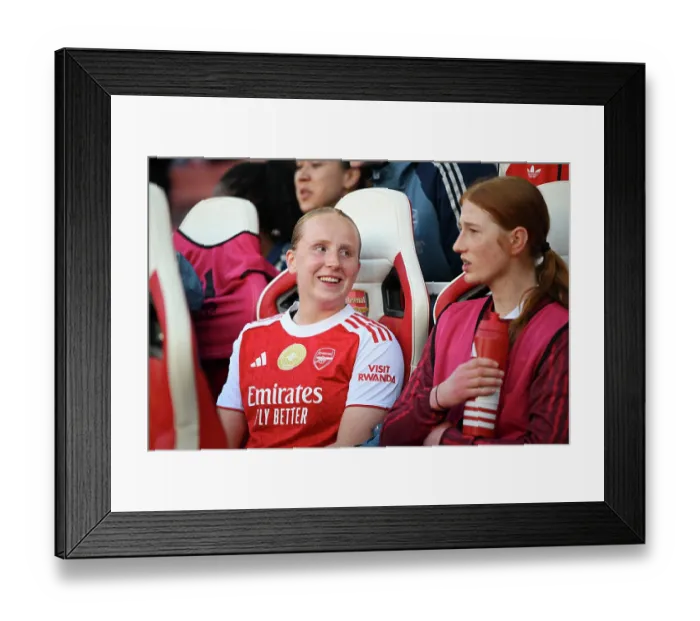 Framed Print : Arsenal v Leicester City - Barclays Women's Super League Arsenal v Leicester City - Barclays Women's Super League